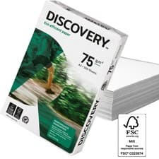 Image of Discovery Eco-Efficient Paper 75g.m-2 | A4 | 500 Sheets | White Printer Paper