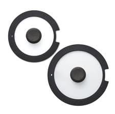 Image of Tower Freedom Glass Lids with Silicone Edges, 24cm/28cm, 2 Piece