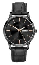 Image of Sekonda Mens Watch Dark Grey Dial Black Strap 1814