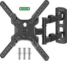 Image of ELIVED TV Wall Bracket for Most 26-60 inch TVs, Tilt and Swivel Wall Mount for F