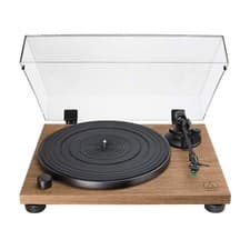 Image of Audio-Technica AT-LPW40WN Fully Manual Belt Drive Turntable Record Player Walnut