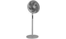 Image of Bush 16inch Pedestal Fan Grey 3 Speed Oscillating Floor Desk Fan Remote 7355569