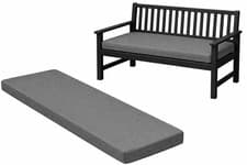 Image of Outdoor Garden Cushion Bench Seat Pad Replacement Water Resistant 2, 3, 4 Seater