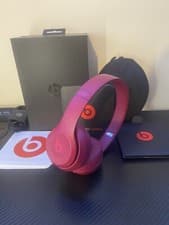 Image of Beats By Dr. Dre Solo3 Wireless Headphones On-Ear Bluetooth Headband Brick Red