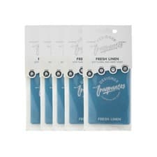 Image of 5x Designer Fragrances Car Home Air Freshener Freshner Scent - Fresh Linen