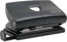 Image of Rapesco PF87S0B1 810-P 2 Hole Punch, 12 Sheet Capacity, Black