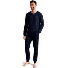 Image of Ted Baker Luxe Modal Lounge Jogging Bottoms, Navy