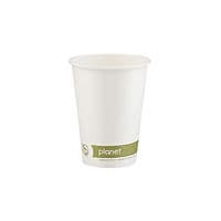 Image of Planet 12oz Single Wall Plastic-Free Cups (Pack of 50) PFHCSW12