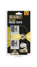 Image of Deadfast Kill Vault Mouse Traps Quick Humane Rodent Pest Control Set 2 Reusable