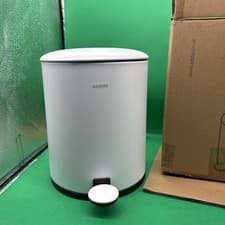 Image of Addis 5L Bathroom Bin Soft Close Pedal Stylish & Compact Metal Waste