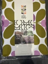 Image of Orla Kiely Flower Tile reversible double duvet set (with pillowcases) - BNWT