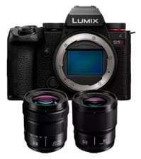 Image of Panasonic Lumix S5 II 24.2MP Mirrorless Camera - Black (20-60mm and 50mm Lenses)