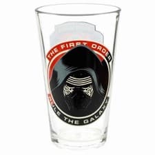 Image of Star Wars The Force Awakens Rebel Forces X-Wing 16 oz Glass Tumbler, NEW UNUSED