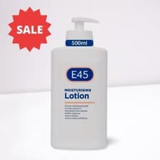 Image of E45 Daily Moisturiser Lotion Pump 500ml – Dry & Sensitive Skin Hydration