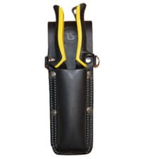 Image of TS Black Leather Tin / Aviation Snip Tool Belt Holder - Ideal for Wiss & Stanley