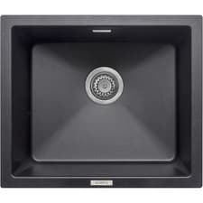 Image of Maine Granite Composite Undermount Kitchen Sink Single Bowl Black £144.78