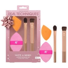Image of Matte & Merry Ultimate Blending 4 Piece Holiday Gift Set, Foundation Makeup Spon