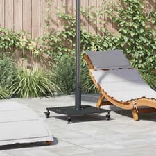 Image of Outdoor Umbrella Base Black 45 x 45 x 31 cm Steel vidaXL