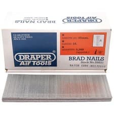 Image of 5000 45mm HEAVY DUTY Draper BRAD NAILS 18 GAUGE 59831 AAN45
