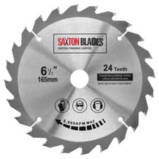 Image of 165mm TCT Circular Saw Blade Wood fits Makita Bosch Dewalt etc