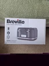Image of Breville Curve Collection Grey 4-Slice Toaster VTR013
