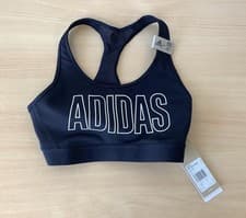 Image of ADIDAS Women's Black Don't Rest Alphaskin Bra FJ6078 Small New With Tags