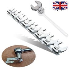 Image of Crows Foot Wrench Set (Metric) Easily Access Hard-To-Reach Areas Auto Repair Kit
