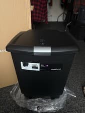 Image of simplehuman CW1371 45L Rectangular Kitchen Pedal Bin with Lid Lock, Silent Soft