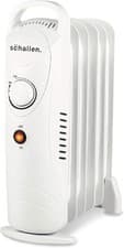 Image of NEW White Portable Electric Slim Oil Filled Radiator Heater - Small Office