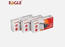 Image of 3 Box Pack Eagle No.10 Staples 3000pcs (1000 Each) Office School Paper Stapling