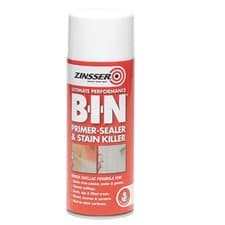 Image of Zinsser B-I-N Primer Sealer and Stain Killer Aerosol Spray - 400ml