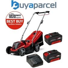 Image of Einhell 33cm Cordless Lawnmower 18V Rotary PXC GE-CM 18/33 Li 2 x 4Ah Batteries