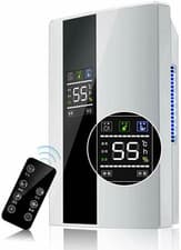 Image of Dehumidifier with Remote Control and Air Purifier, Portable 2200Ml Home Condensa