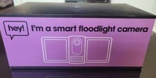 Image of Hey! Outdoor Smart floodlight camera. Home Security