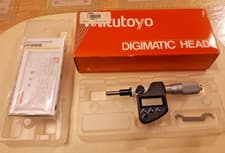Image of Mitutoyo Digimatic 350-357 Digital Micrometer Head w/ LCD Display