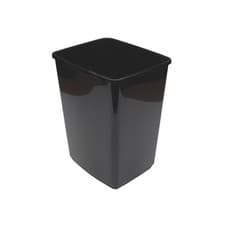 Image of 2Work Swing Bin Base Only 10 Litre Plastic Black 2W02385 - 2W02385