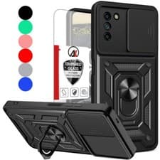 Image of Case For Nokia G42 5G, Ring ARMOUR Shockproof Stand Phone Cover & Screen Glass