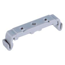 Image of WAGO DIN Rail Mounting Base/Foot 0.08-1.5mm² 18A Grey 209-120