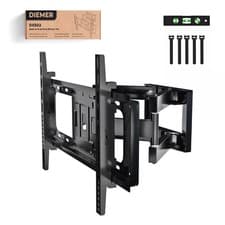 Image of TV WALL BRACKET MOUNT STRONG SWIVEL TILT DUAL ARMS FOR 40 70 80 INCH UP TO 50KG