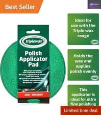 Image of Triplewax Microfibre Applicator Pad - Perfect for Scratch-Free Glass Polishing