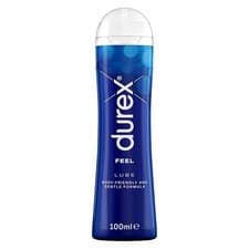 Image of Durex Play Feel Water Based Lube, 100ml, Gentle, pH Friendly, Non Sticky,
