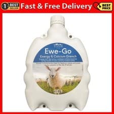 Image of Tyndale Ewe-Go Energy & Calcium Drench, 1L, for Sheep and Goats, Twin Lamb Trea