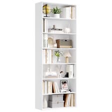 Image of Tall Bookshelf 7 Tier 210cm Freestanding Bookcase Storage Display Shelf Rack