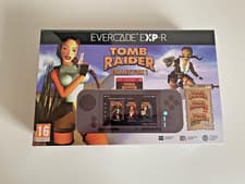 Image of Evercade EXP-R with Tomb Raider Collection 1 Handheld Gaming Retro Console New