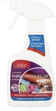 Image of ACANA CARPET AND FABRIC MOTH KILLER WITH LAVENDER FRESHENER SPRAY - 275ML NEW