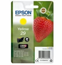 Image of Genuine EPSON  Strawberry 29 Yellow ink cartridge Sealed Original - No Box