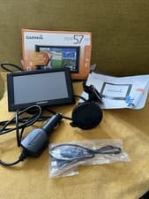 Image of Garmin nüvi 57LM GPS system navigator sat nav 5-inch display with extras