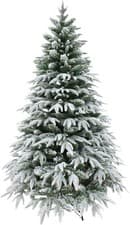 Image of Christmas Tree SHATCHI Lapland Fir, Green (Snow Covered Branches) - Multi Size