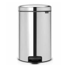 Image of BRABANTIA 20L PEDAL BIN NEW ICON BRILLIANT STEEL