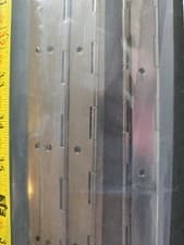 Image of 6 x Piano Hinge 1 Metre 1000mmm nickel plated.
